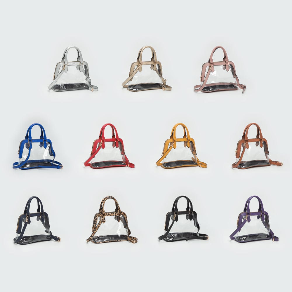 TG10773 Analise Clear Satchel/Crossbody Bag - MiMi Wholesale