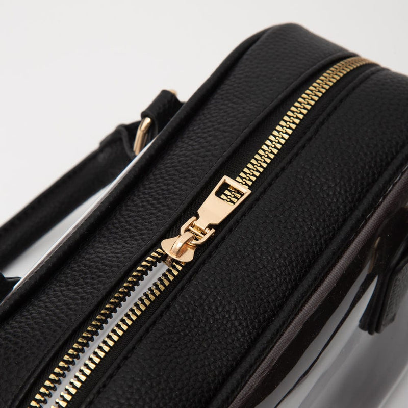 TG10774 Clear Wide Satchel/Crossbody Bag - MiMi Wholesale