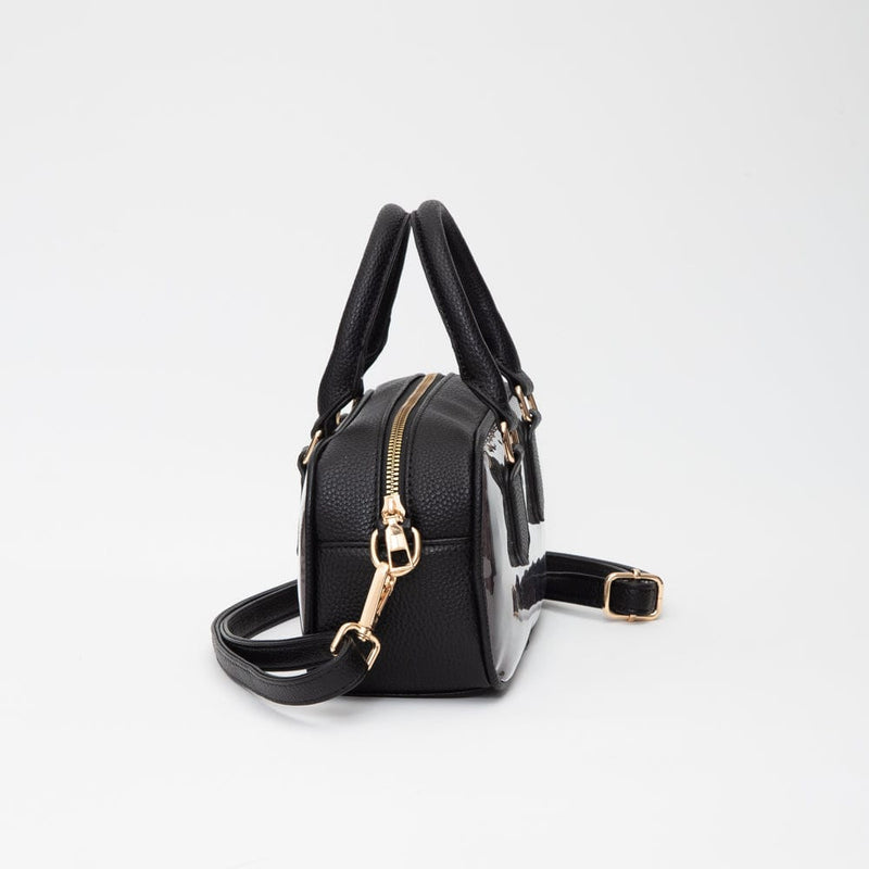 TG10774 Clear Wide Satchel/Crossbody Bag - MiMi Wholesale