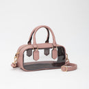 TG10774 Clear Wide Satchel/Crossbody Bag - MiMi Wholesale