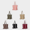TG10812 Rhinestone Detail Canvas Tote Bag - MiMi Wholesale