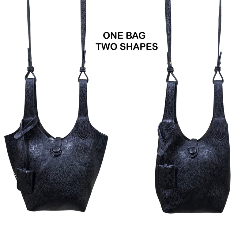 TG10827 Loren Bucket Tote Crossbody Bag - MiMi Wholesale