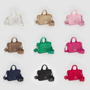 TG10862 Rhinestone Canvas Mini Tote/Crossbody Bag - MiMi Wholesale