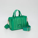 TG10862 Rhinestone Canvas Mini Tote/Crossbody Bag - MiMi Wholesale