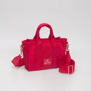 TG10862 Rhinestone Canvas Mini Tote/Crossbody Bag - MiMi Wholesale