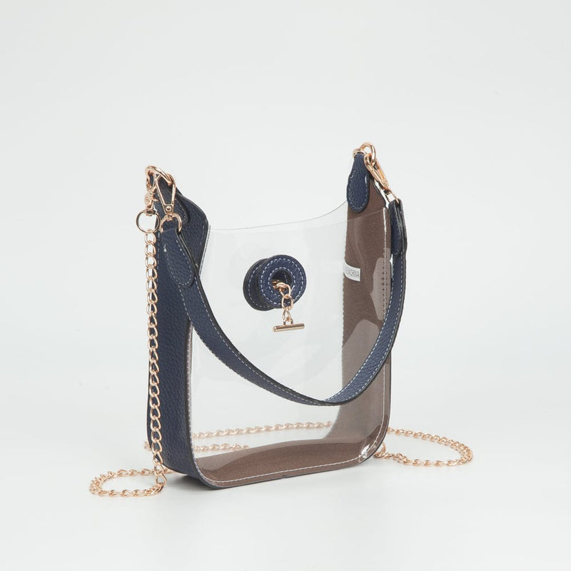 TG10863 Jaz Clear Gameday Bag With Chain Strap - MiMi Wholesale