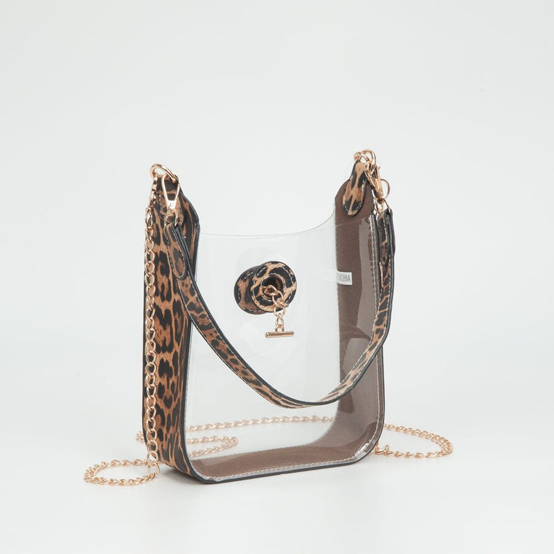 TG10863 Jaz Clear Gameday Bag With Chain Strap - MiMi Wholesale