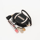 TG10875 Football Wristlet Coin Pouch with Tassel - MiMi Wholesale