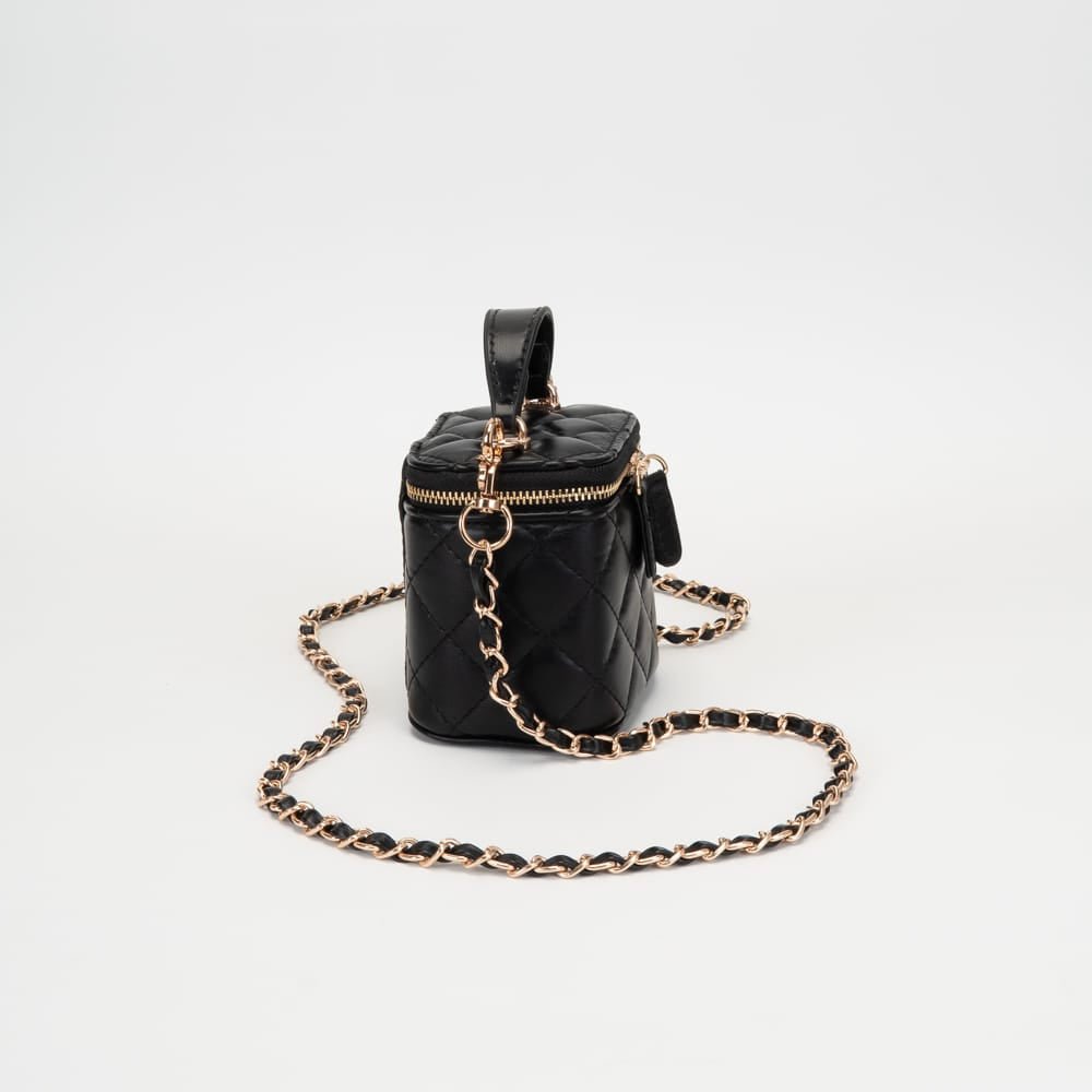 TG10877 Shelly Quilted Top Handle Mini Bag - MiMi Wholesale