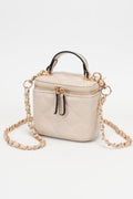 TG10877 Shelly Quilted Top Handle Mini Bag - MiMi Wholesale