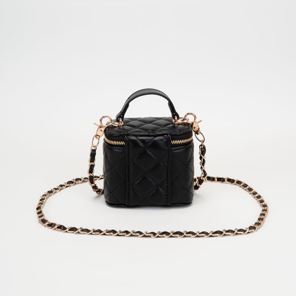 TG10877 Shelly Quilted Top Handle Mini Bag - MiMi Wholesale