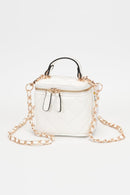 TG10877 Shelly Quilted Top Handle Mini Bag - MiMi Wholesale