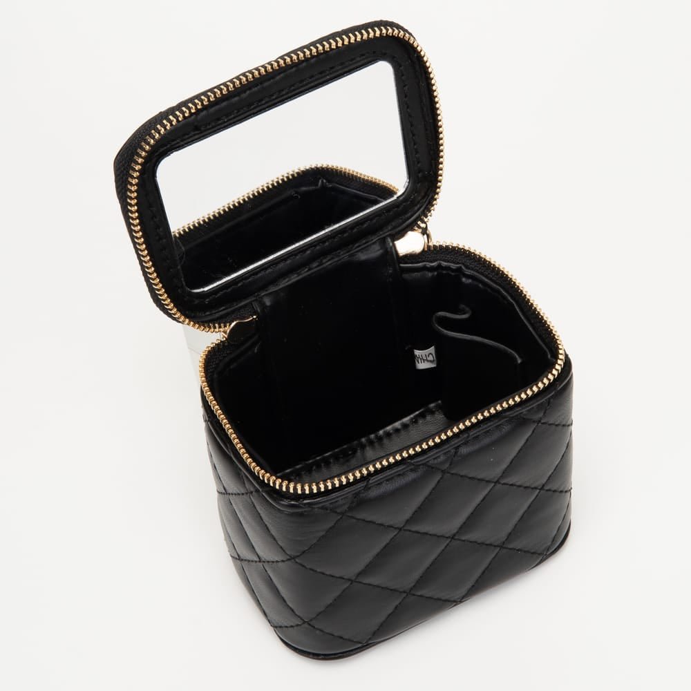 TG10877 Shelly Quilted Top Handle Mini Bag - MiMi Wholesale