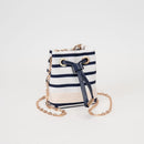 TG10885 Lola Stripe Mini Bucket Crossbody Bag - MiMi Wholesale