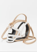 TG10902 Clear Gameday Football Helmet Satchel/Crossbody Bag - MiMi Wholesale