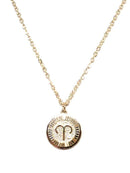 TN9061 Assorted 12 Piece Zodiac Sign Necklace Pack - MiMi Wholesale