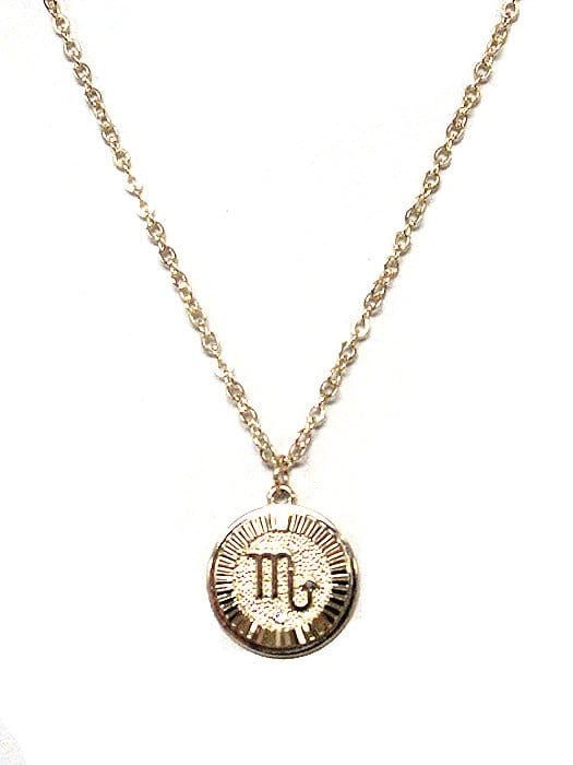 TN9061 Assorted 12 Piece Zodiac Sign Necklace Pack - MiMi Wholesale