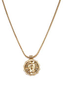 TN9113 Assorted 12 Piece Gold or Silver Zodiac Sign Medallion Necklace Pack - MiMi Wholesale