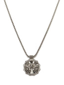 TN9113 Assorted 12 Piece Gold or Silver Zodiac Sign Medallion Necklace Pack - MiMi Wholesale