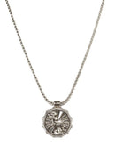 TN9113 Assorted 12 Piece Gold or Silver Zodiac Sign Medallion Necklace Pack - MiMi Wholesale