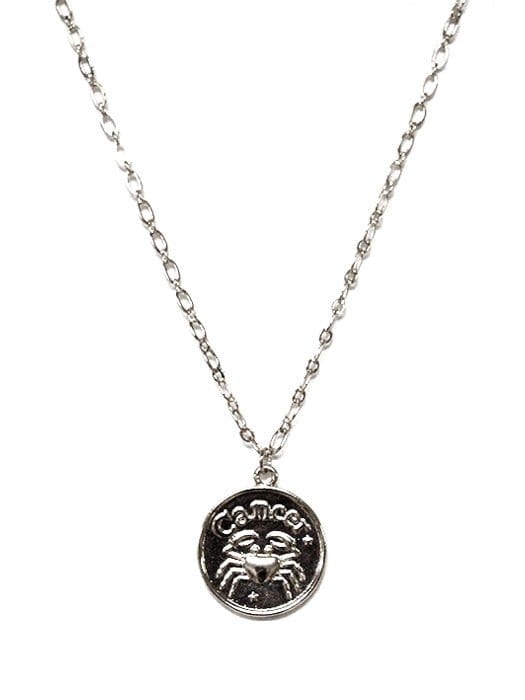 TN9114 Assorted 12 Piece Gold or Silver Zodiac Sign and Name Medallion Necklace Pack - MiMi Wholesale