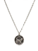 TN9114 Assorted 12 Piece Gold or Silver Zodiac Sign and Name Medallion Necklace Pack - MiMi Wholesale