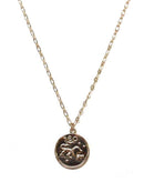 TN9114 Assorted 12 Piece Gold or Silver Zodiac Sign and Name Medallion Necklace Pack - MiMi Wholesale