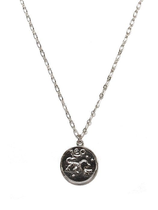 TN9114 Assorted 12 Piece Gold or Silver Zodiac Sign and Name Medallion Necklace Pack - MiMi Wholesale