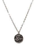 TN9114 Assorted 12 Piece Gold or Silver Zodiac Sign and Name Medallion Necklace Pack - MiMi Wholesale