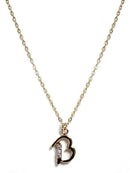 TN9118 Assorted 16 Piece Gold CZ Initial Necklace Pack - MiMi Wholesale