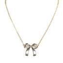 TN9238 Maddie Bow Necklace - MiMi Wholesale