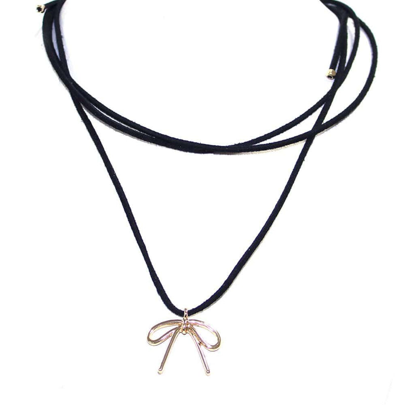 TN9239 Billie Wrap Cord Necklace - MiMi Wholesale