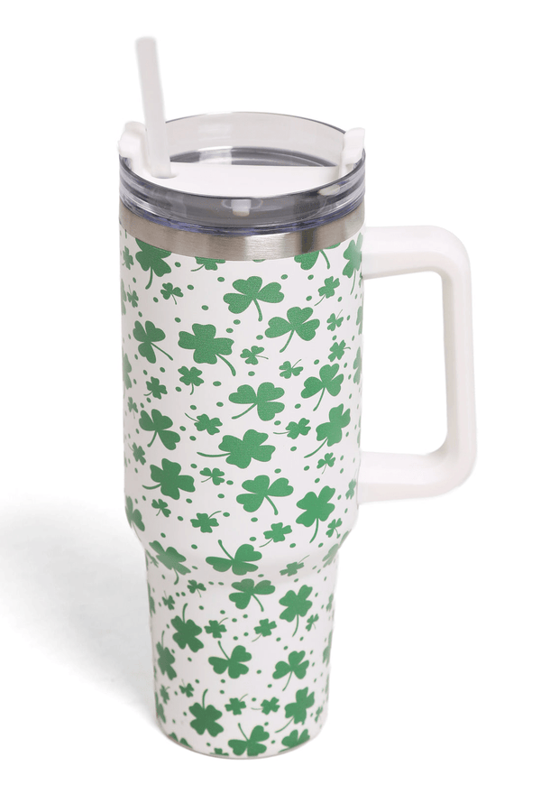 TUM807 Clover Shamrock 40 Oz Tumbler - MiMi Wholesale