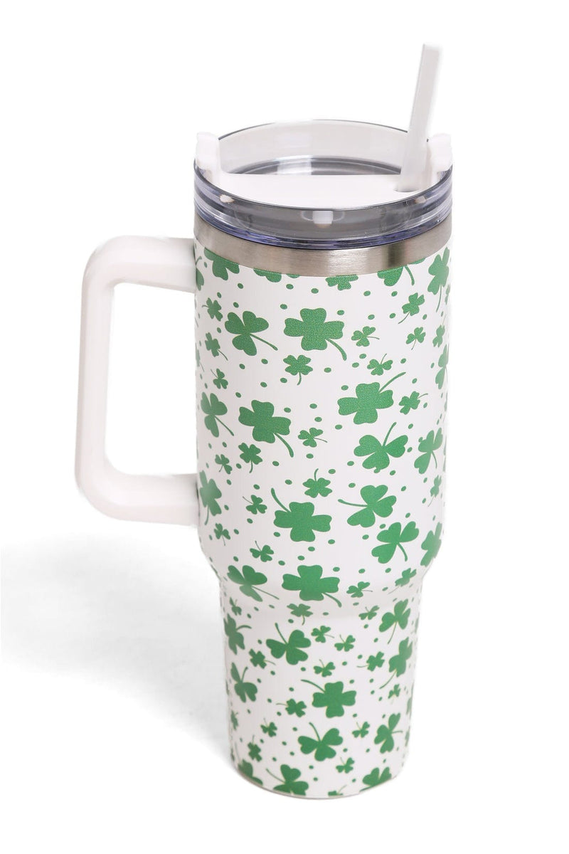 TUM807 Clover Shamrock 40 Oz Tumbler - MiMi Wholesale