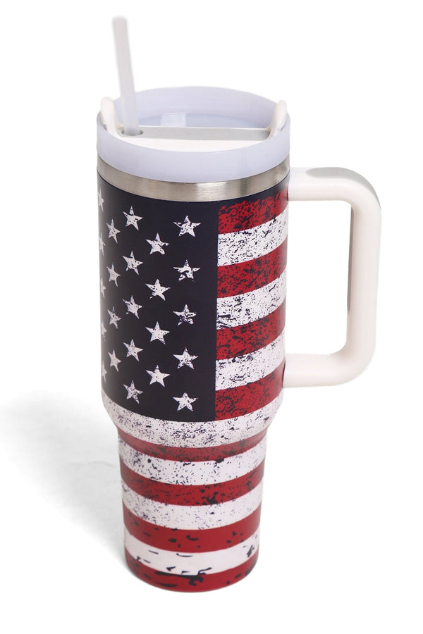 TUM815 American Flag 40 Oz Tumbler - MiMi Wholesale