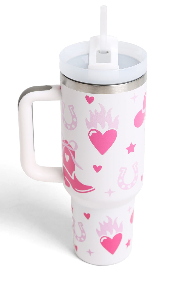 TUM851 Cowgirl Hearts 40 Oz Tumbler - MiMi Wholesale