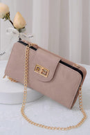 Turn Lock Crossbody Wallet - MiMi Wholesale