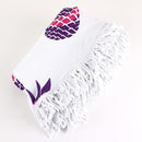 TW353X026A Pineapple Print Round Fringed Beach Towel - MiMi Wholesale