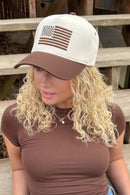 SF252104 American Flag Trucker Hat