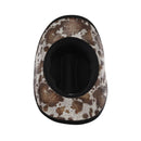 VCC0083 Texhoma Cow Print Rhinestone Felt Cowboy Hat - MiMi Wholesale