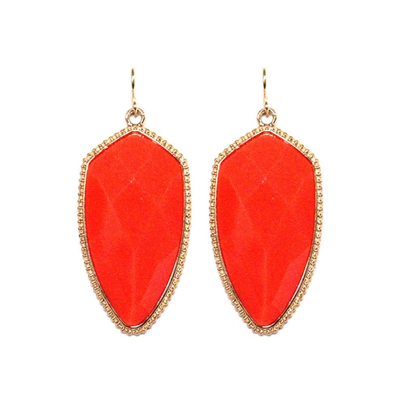 VE2125 Large Arrow Shape Drop Earrings - MiMi Wholesale