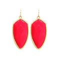 VE2125 Large Arrow Shape Drop Earrings - MiMi Wholesale