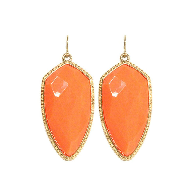 VE2125 Large Arrow Shape Drop Earrings - MiMi Wholesale