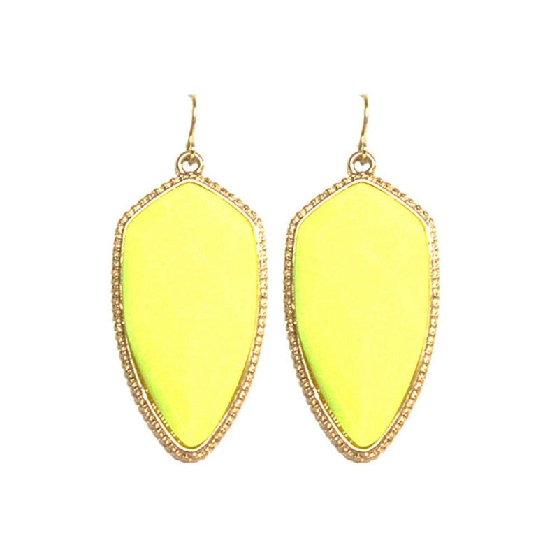 VE2125 Large Arrow Shape Drop Earrings - MiMi Wholesale