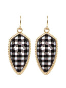 VE2126 Small Arrow Shape Drop Earrings - MiMi Wholesale