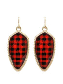 VE2126 Small Arrow Shape Drop Earrings - MiMi Wholesale