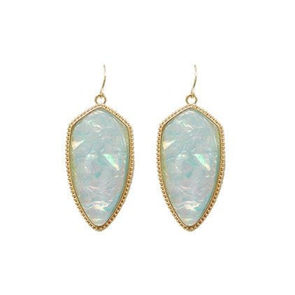 VE2126 Small Arrow Shape Drop Earrings - MiMi Wholesale