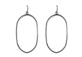 VE2281 Long Oval Drop Earrings - MiMi Wholesale