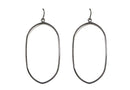 VE2281 Long Oval Drop Earrings - MiMi Wholesale
