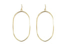 VE2281 Long Oval Drop Earrings - MiMi Wholesale